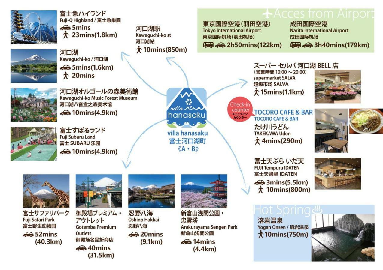 Villa Hanasaku Fujikawaguchiko B Dış mekan fotoğraf